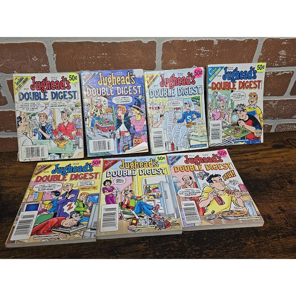 Jughead Double Digest Archie Comics‎ Lot of 7 Arche's Pocket Comic Books